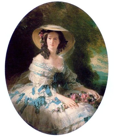 Eugénie of Montijo by Franz Xaver Winterhalter